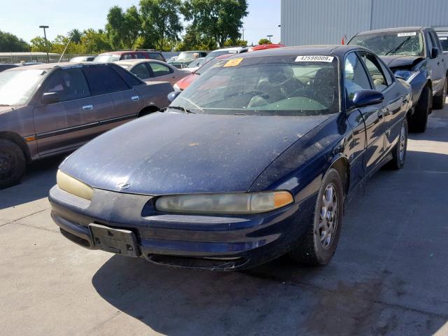 1G3WX52H6YF160365 - 2000 OLDSMOBILE INTRIGUE G BLUE photo 2