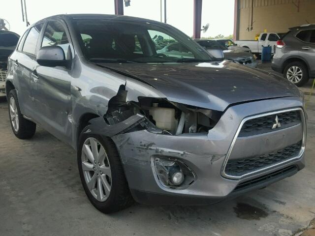 4A4AP3AU5FE017206 - 2015 MITSUBISHI OUTLANDER GRAY photo 1