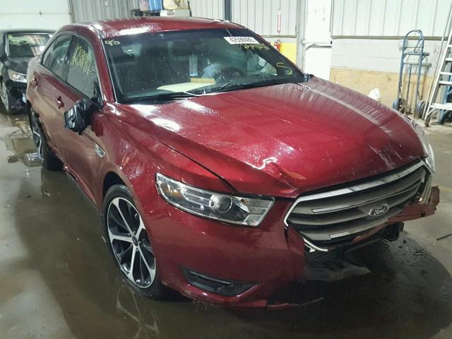 1FAHP2H88GG157495 - 2016 FORD TAURUS SEL BURGUNDY photo 1