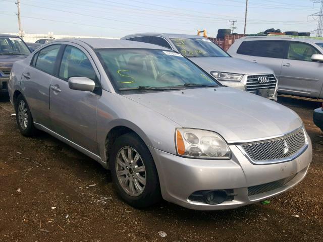 4A32B2FF7CE005873 - 2012 MITSUBISHI GALANT FE SILVER photo 1