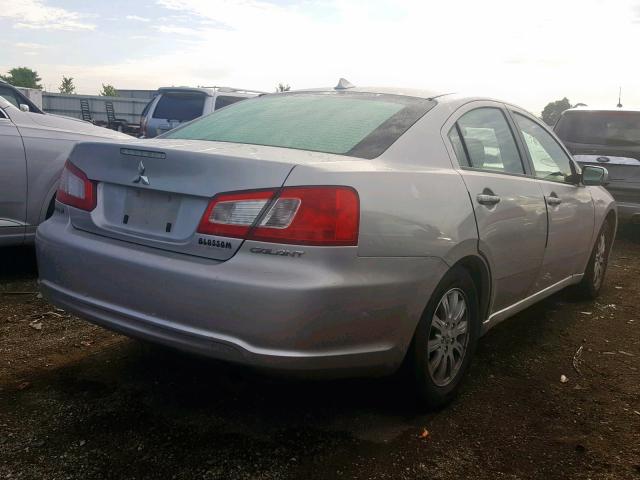 4A32B2FF7CE005873 - 2012 MITSUBISHI GALANT FE SILVER photo 4