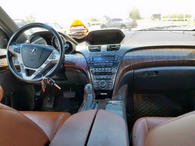 2HNYD2H82CH525469 - 2012 ACURA MDX ADVANC WHITE photo 9