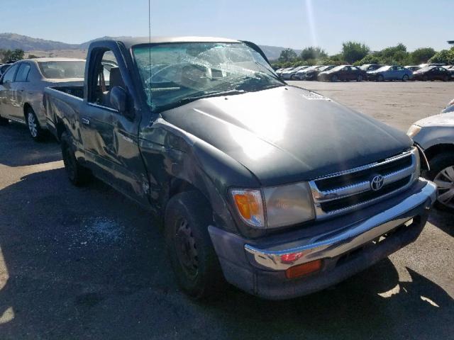 4TANL42N0XZ448236 - 1999 TOYOTA TACOMA GREEN photo 1