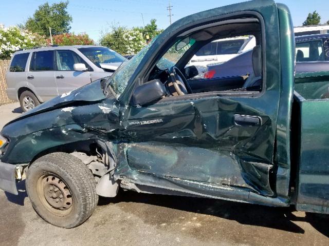 4TANL42N0XZ448236 - 1999 TOYOTA TACOMA GREEN photo 9