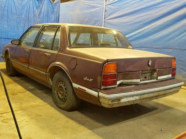 1G3HN54C2JW394654 - 1988 OLDSMOBILE DELTA 88 R BURGUNDY photo 3