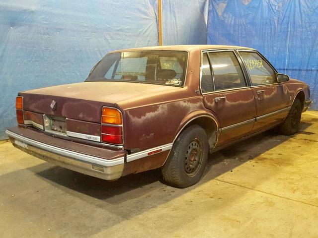 1G3HN54C2JW394654 - 1988 OLDSMOBILE DELTA 88 R BURGUNDY photo 4