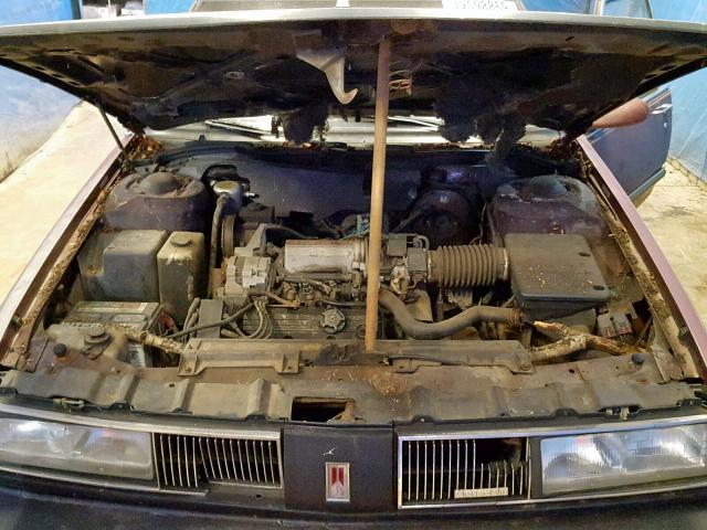 1G3HN54C2JW394654 - 1988 OLDSMOBILE DELTA 88 R BURGUNDY photo 7