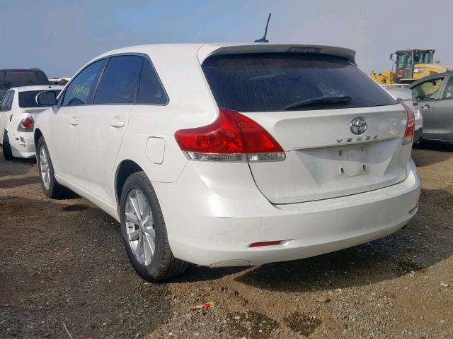 4T3ZE11AX9U008444 - 2009 TOYOTA VENZA WHITE photo 3