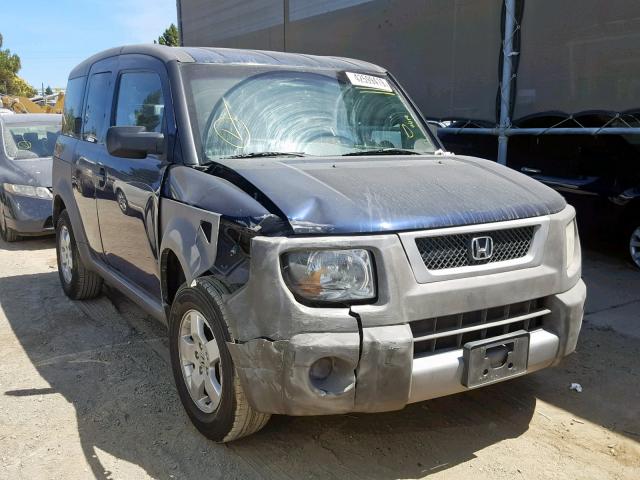 5J6YH28533L020196 - 2003 HONDA ELEMENT EX BLUE photo 1