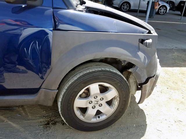 5J6YH28533L020196 - 2003 HONDA ELEMENT EX BLUE photo 9