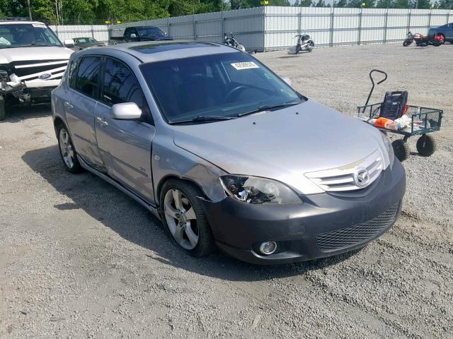 JM1BK143341150858 - 2004 MAZDA 3 HATCHBAC SILVER photo 1