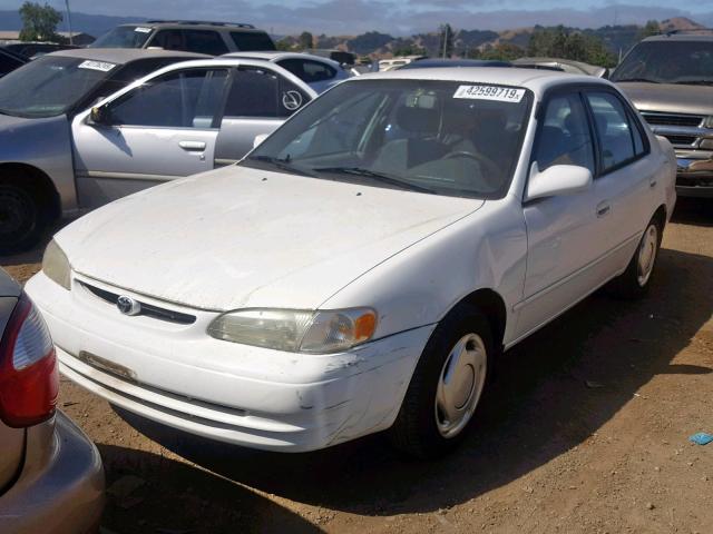 1NXBR18E4WZ049509 - 1998 TOYOTA COROLLA VE WHITE photo 2