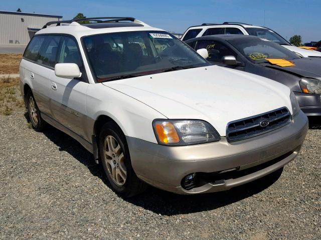 4S3BH6866Y7668773 - 2000 SUBARU LEGACY OUT WHITE photo 1