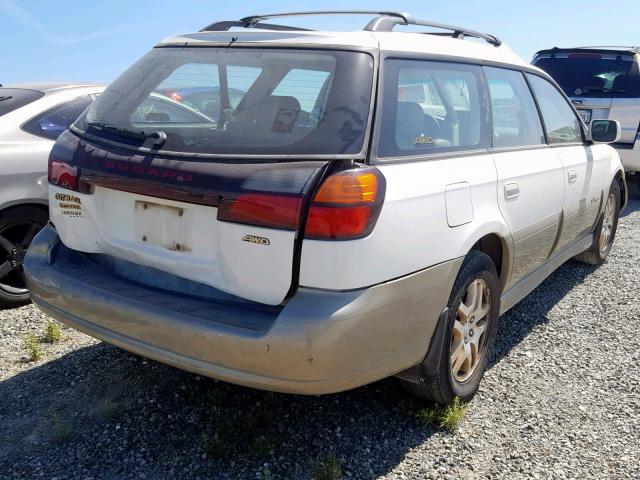 4S3BH6866Y7668773 - 2000 SUBARU LEGACY OUT WHITE photo 4