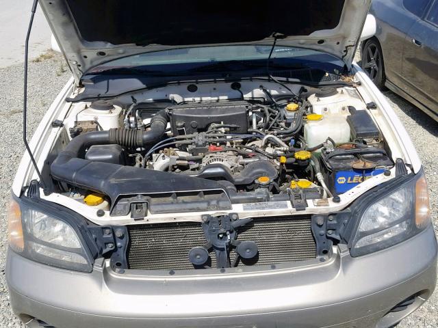 4S3BH6866Y7668773 - 2000 SUBARU LEGACY OUT WHITE photo 7