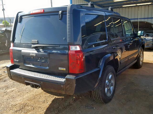 1J8HG48P37C671610 - 2007 JEEP COMMANDER BLACK photo 4
