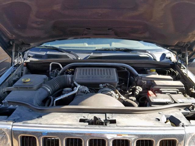 1J8HG48P37C671610 - 2007 JEEP COMMANDER BLACK photo 7