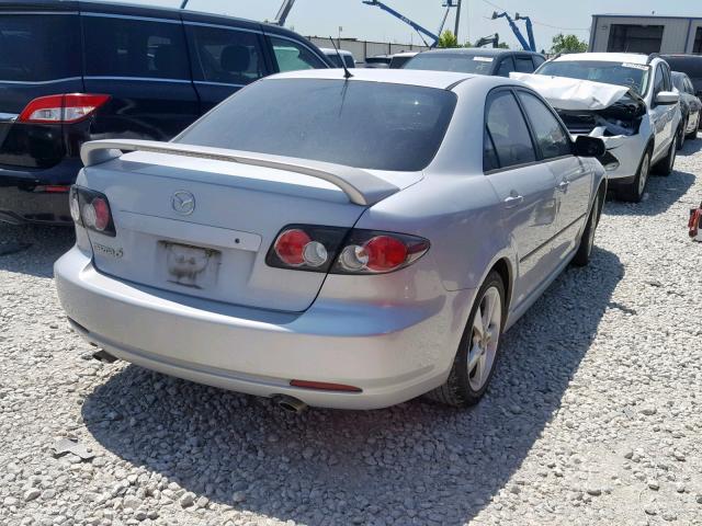 1YVHP80C575M39824 - 2007 MAZDA MAZDA6 SILVER photo 4