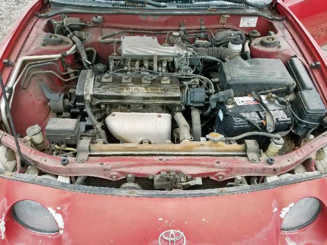 JT2AT00F6R0004527 - 1994 TOYOTA CELICA ST RED photo 7