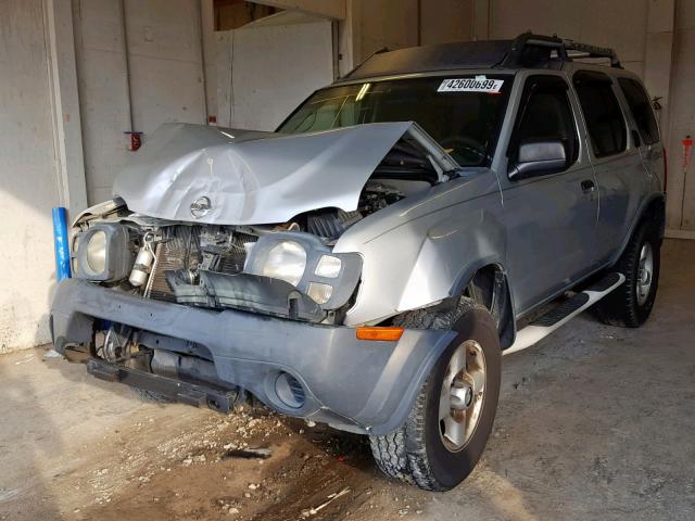 5N1ED28Y02C510653 - 2002 NISSAN XTERRA XE SILVER photo 2