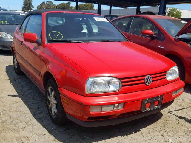 3VWBB61E8WM811693 - 1998 VOLKSWAGEN CABRIO GLS RED photo 1