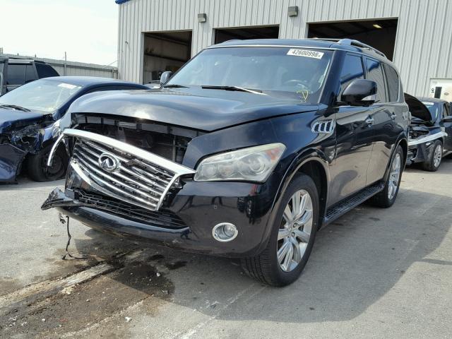 JN8AZ2NE1B9007326 - 2011 INFINITI QX56 BLACK photo 2