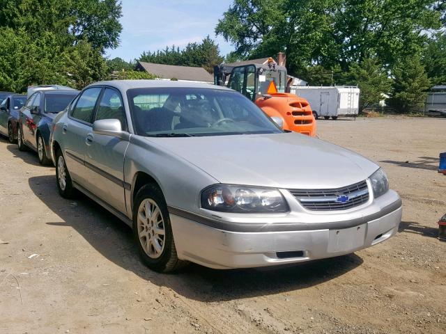 2G1WF52E739347102 - 2003 CHEVROLET IMPALA SILVER photo 1