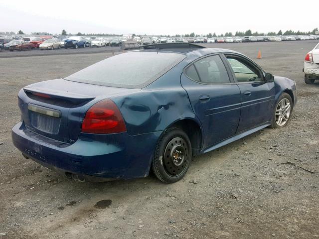 2G2WR554661164184 - 2006 PONTIAC GRAND PRIX GREEN photo 4