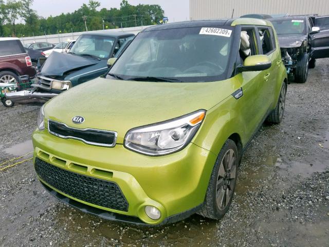 KNDJX3A57F7761734 - 2015 KIA SOUL ! Yaşıl foto 2