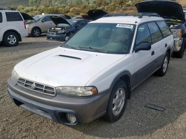 4S3BG6857V7645699 - 1997 SUBARU LEGACY OUT WHITE photo 2