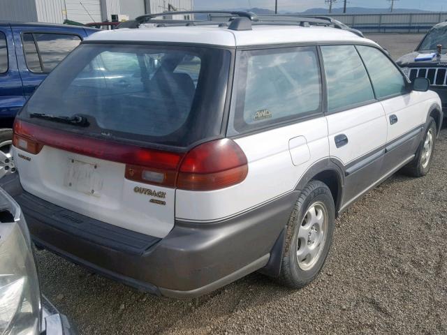 4S3BG6857V7645699 - 1997 SUBARU LEGACY OUT WHITE photo 4