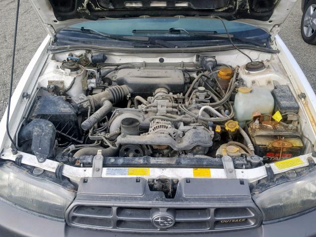 4S3BG6857V7645699 - 1997 SUBARU LEGACY OUT WHITE photo 7