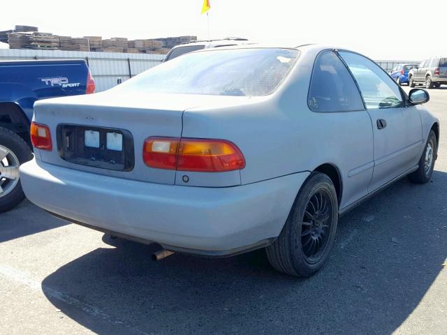 2HGEJ2226RH501126 - 1994 HONDA CIVIC DX SILVER photo 4