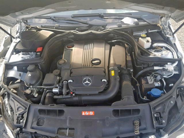 WDDGF4HB8CR198634 - 2012 MERCEDES-BENZ C 250 SILVER photo 7