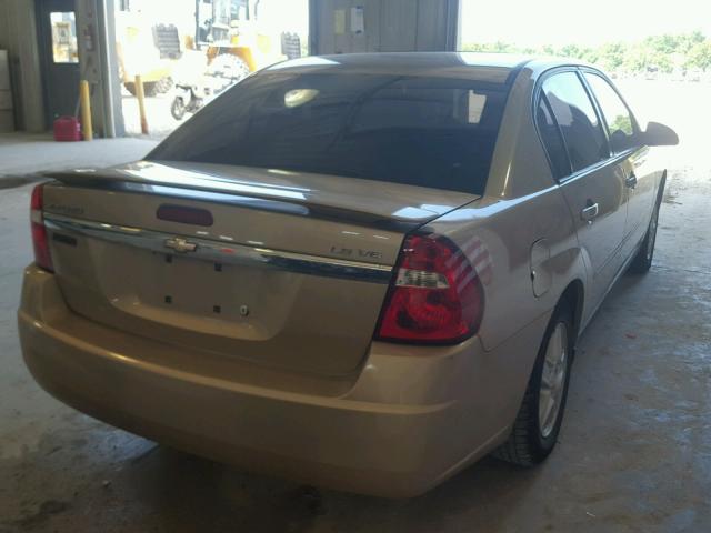 1G1ZT54875F286602 - 2005 CHEVROLET MALIBU LS 金色 照片 4