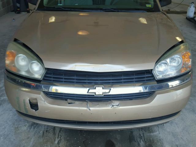 1G1ZT54875F286602 - 2005 CHEVROLET MALIBU LS 金色 照片 9