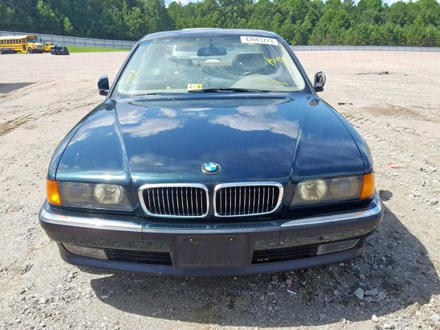 WBAGJ8324WDM11570 - 1998 BMW 740 IL GREEN photo 9