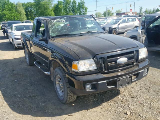 1FTYR44U67PA06304 - 2007 FORD RANGER SUP BLACK photo 1