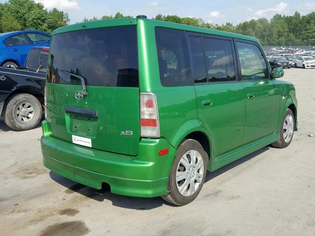 JTLKT334X64077934 - 2006 TOYOTA SCION XB 绿色 照片 4
