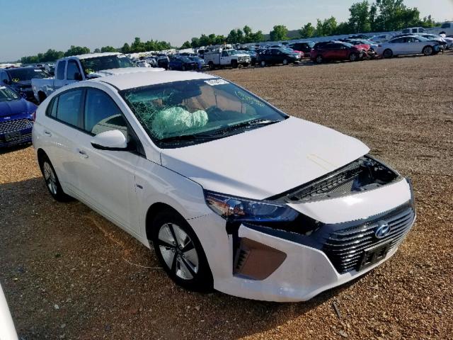 KMHC65LC7HU046231 - 2017 HYUNDAI IONIQ BLUE WHITE photo 1