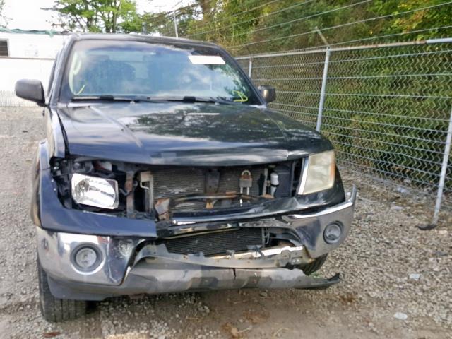 1N6AD07W48C403358 - 2008 NISSAN FRONTIER C BLACK photo 9