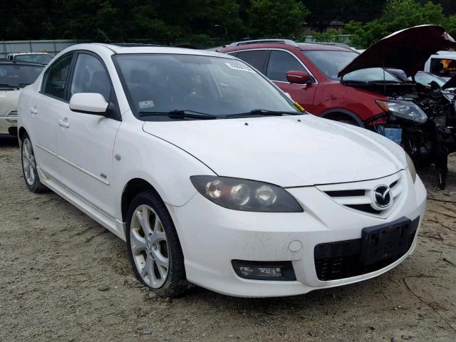 JM1BK324481839143 - 2008 MAZDA 3 S WHITE photo 1