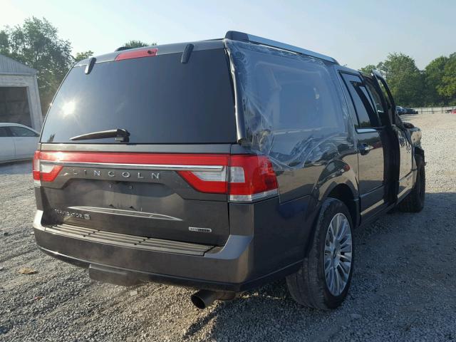 5LMJJ3JTXFEJ07167 - 2015 LINCOLN NAVIGATOR Графитовый фото 4