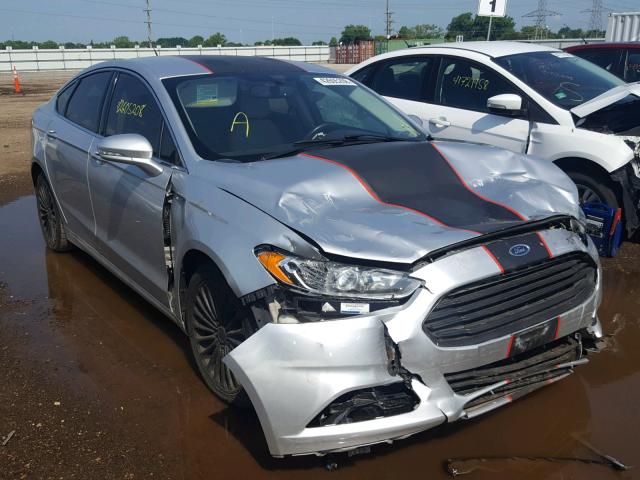 3FA6P0K90ER258470 - 2014 FORD FUSION TIT SILVER photo 1