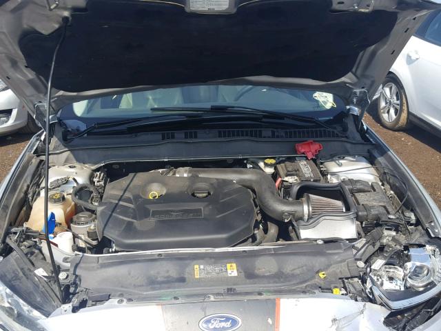 3FA6P0K90ER258470 - 2014 FORD FUSION TIT SILVER photo 7