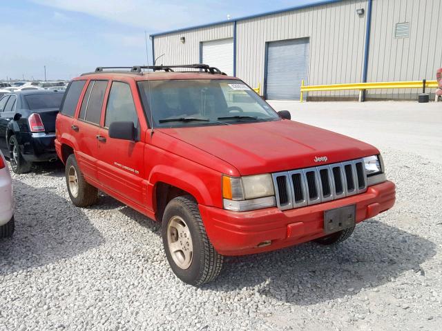 1J4FX48S6WC280740 - 1998 JEEP GRAND CHER RED photo 1