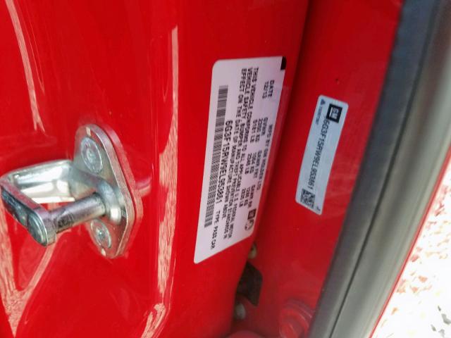 6G3F15RW9EL953861 - 2014 CHEVROLET SS RED photo 10