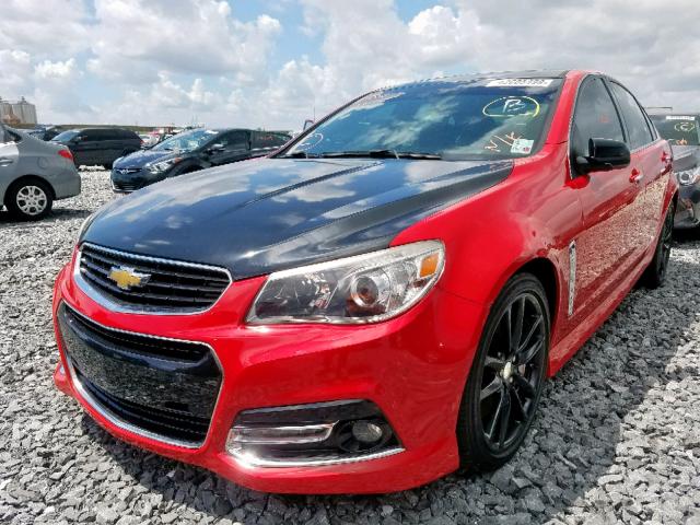 6G3F15RW9EL953861 - 2014 CHEVROLET SS RED photo 2