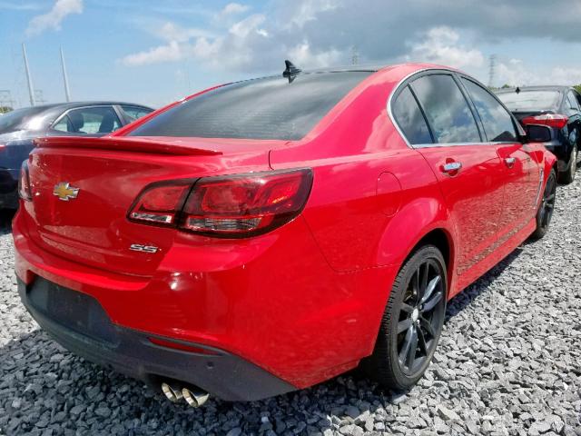 6G3F15RW9EL953861 - 2014 CHEVROLET SS RED photo 4