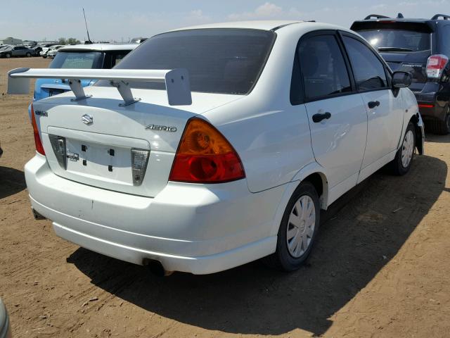 JS2RA61S545203388 - 2004 SUZUKI AERIO S WHITE photo 4